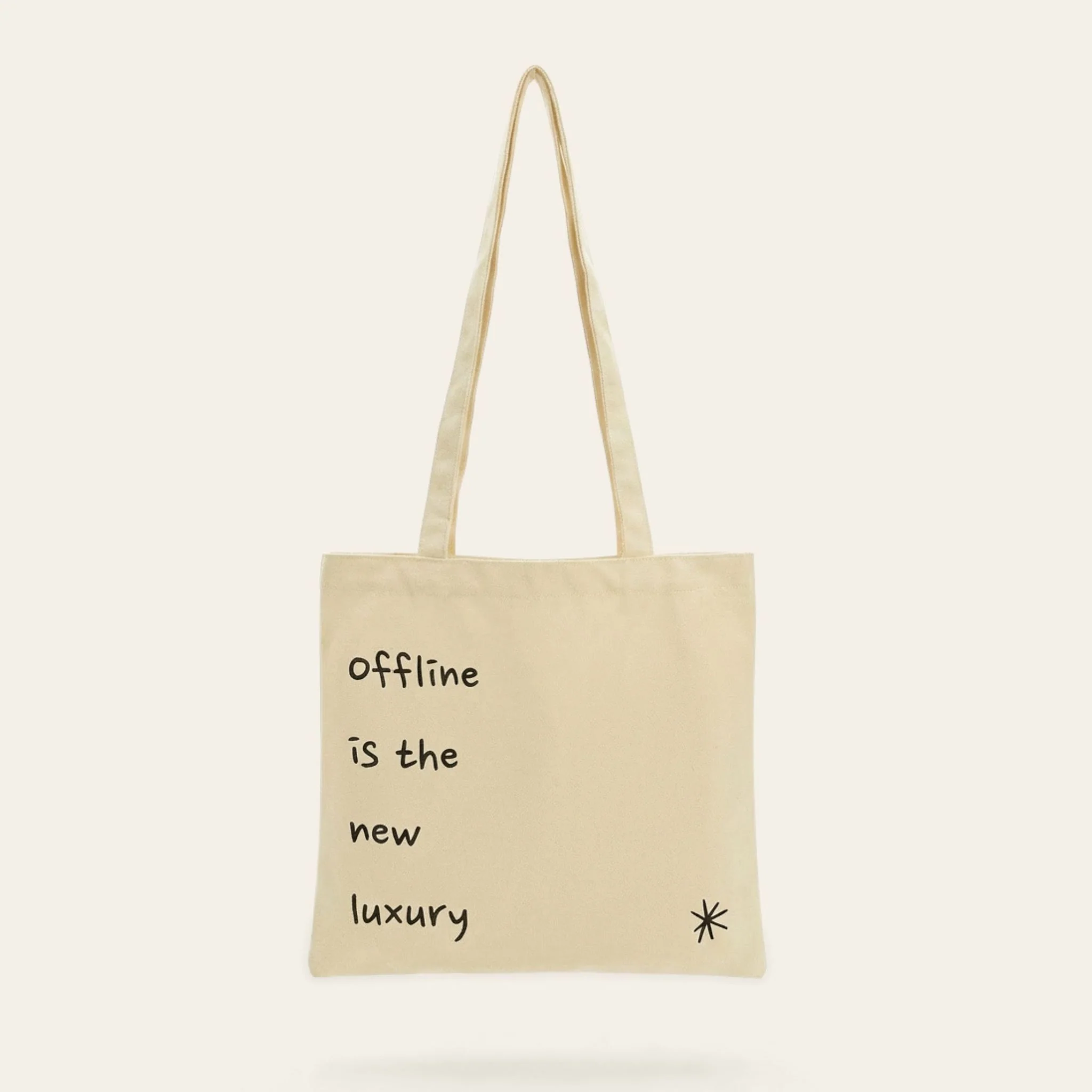 "Offline is the New Luxury" Tote Bag - Image 5